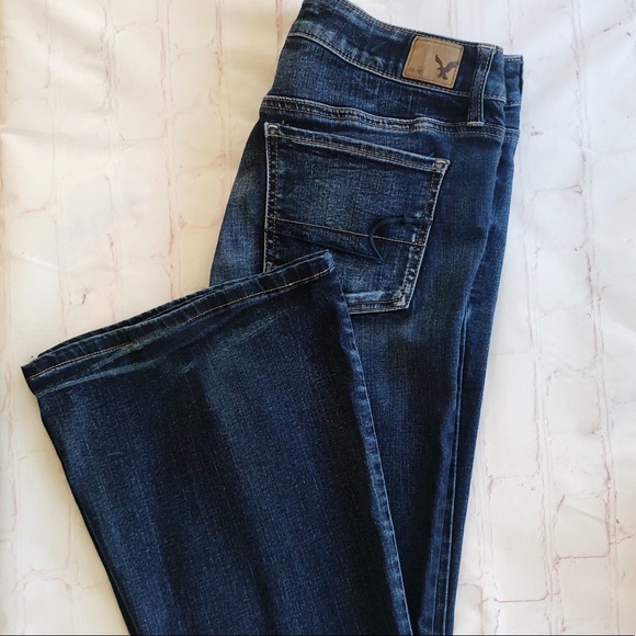 American Eagle Outfitters Denim - [American Eagle] superflare super stretch jeans 10
